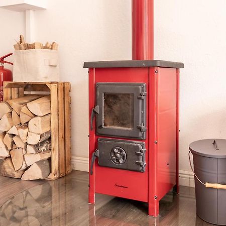 Gemutliches Tinyhouse Bungalow Mit Kamin & Sauna Am See Joachimsthal Εξωτερικό φωτογραφία