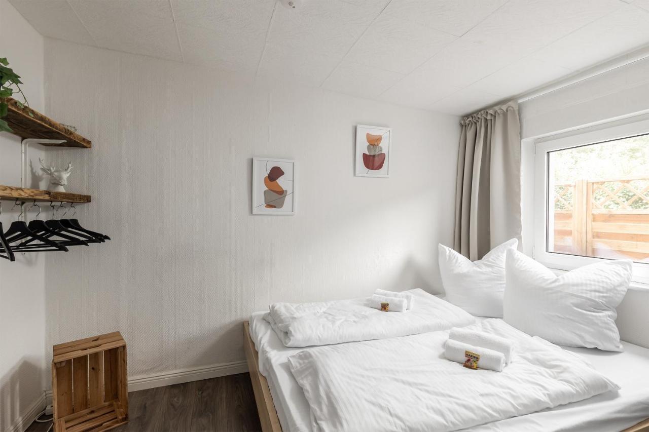 Gemutliches Tinyhouse Bungalow Mit Kamin & Sauna Am See Joachimsthal Εξωτερικό φωτογραφία