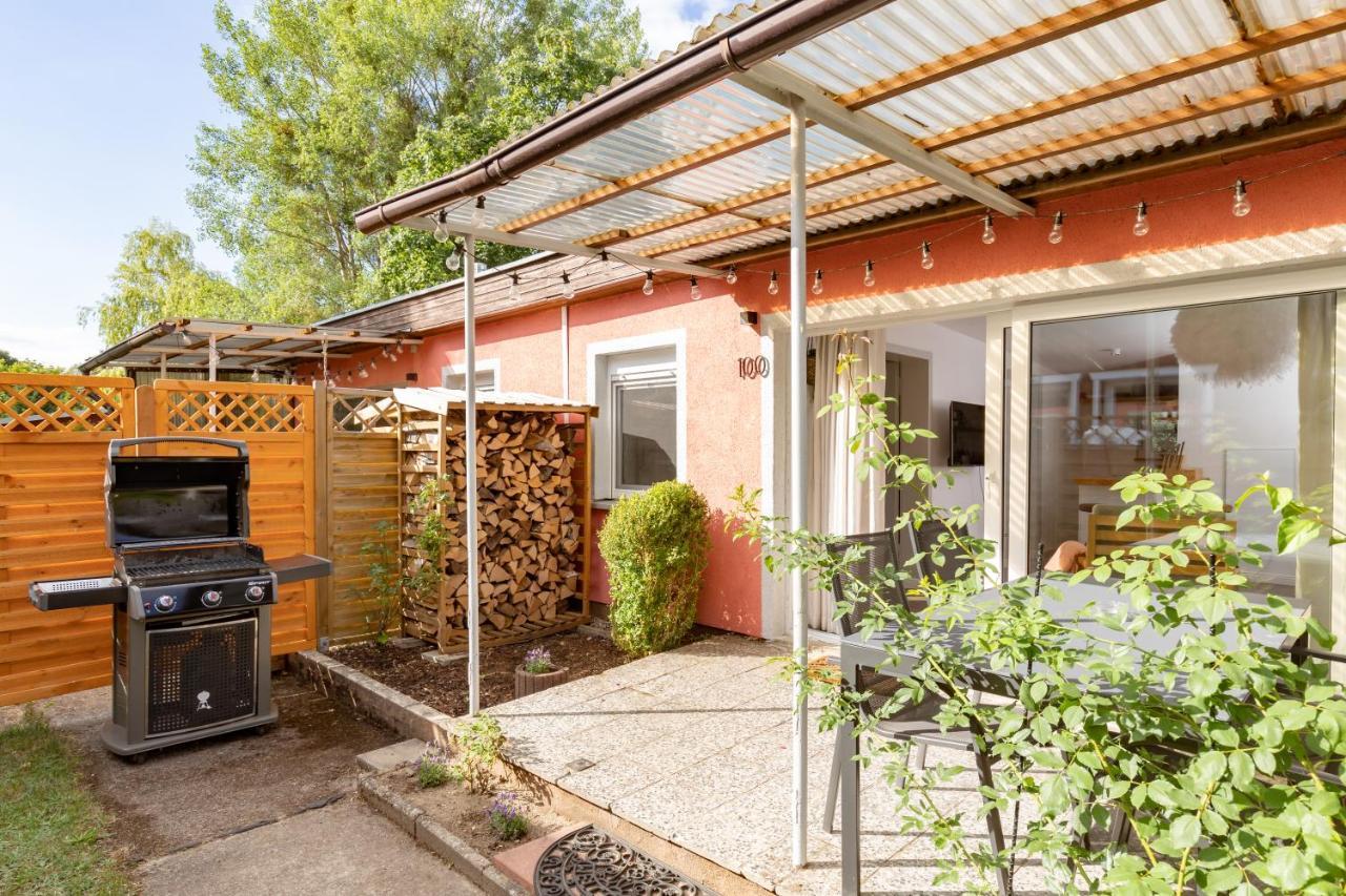 Gemutliches Tinyhouse Bungalow Mit Kamin & Sauna Am See Joachimsthal Εξωτερικό φωτογραφία