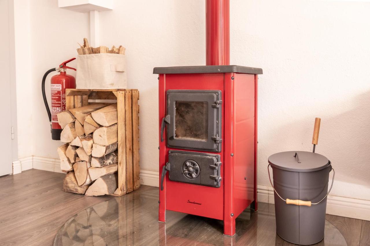 Gemutliches Tinyhouse Bungalow Mit Kamin & Sauna Am See Joachimsthal Εξωτερικό φωτογραφία