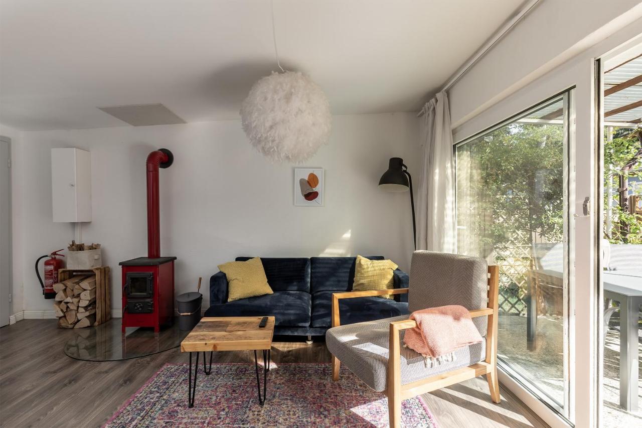 Gemutliches Tinyhouse Bungalow Mit Kamin & Sauna Am See Joachimsthal Εξωτερικό φωτογραφία